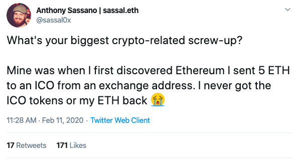 Kesalahan Bitcoin