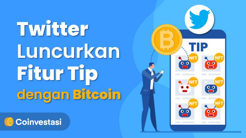 Twitter Luncurkan Fitur Tip dengan Bitcoin