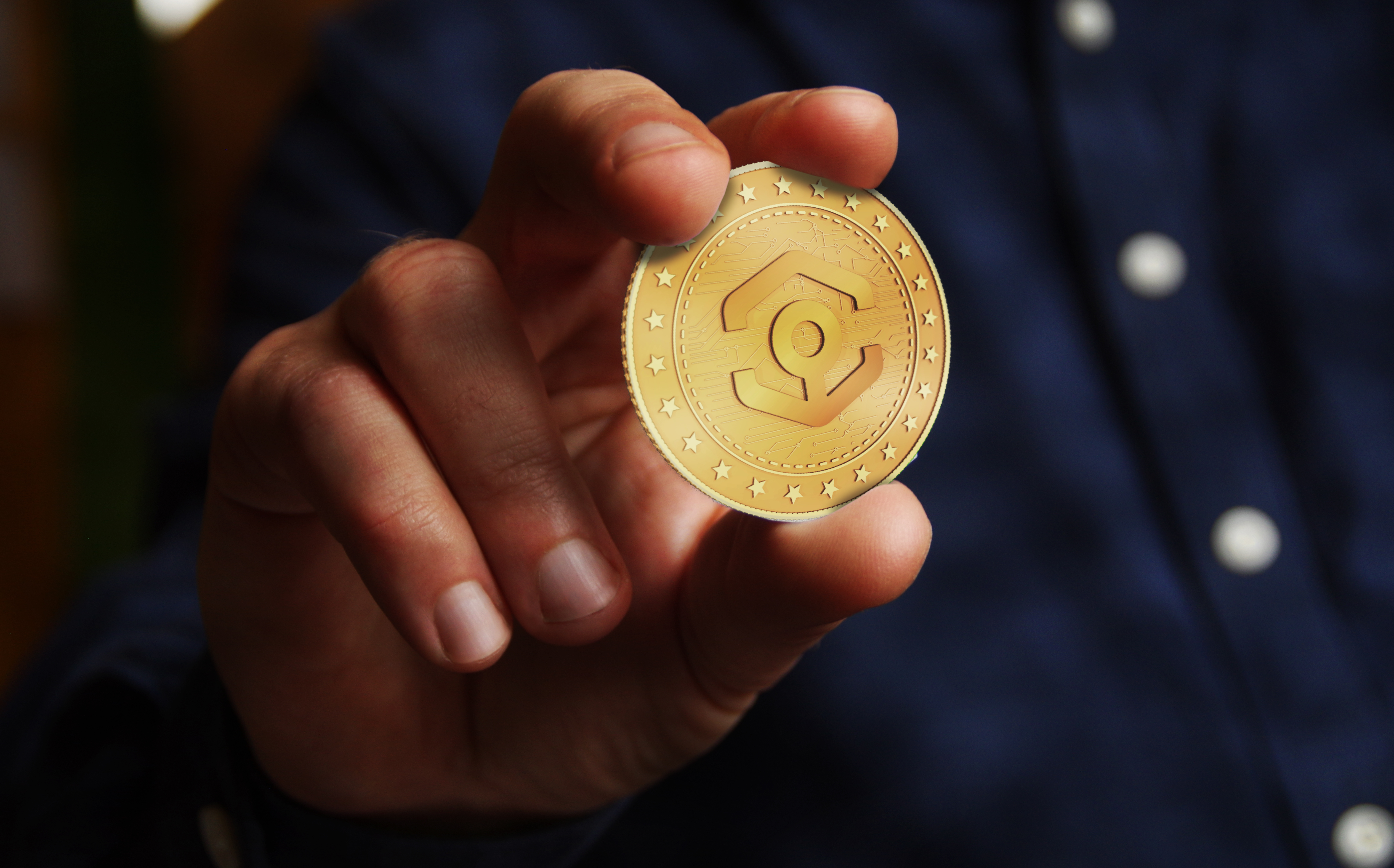 Ilustrasi DeFi (decentralized finance).