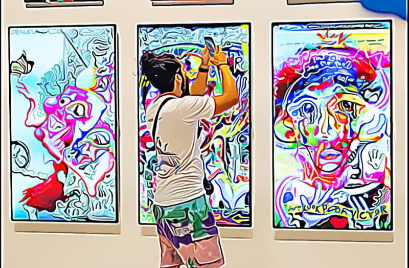 Ilustrasi NFT dari karya lukisan.